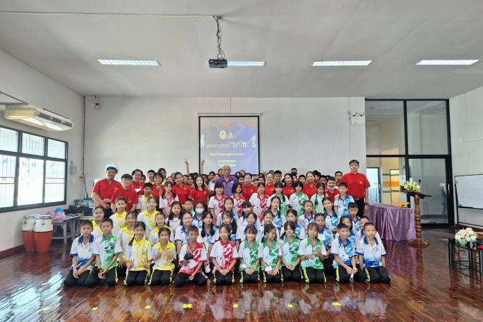วันเสาร์ที่ 22 กรกฎาคม 2566 กลุ่มสาระการเรียนรู้ภาษาไทย โรงเรียนมัธยมวิทยา ได้จัดโครงการค่ายภาษาไทย เพื่อพัฒนาทักษะภาษาไทยให้กับนักเรียน