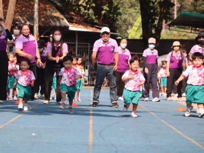 กีฬาสีระดับอนุบาล-ประถมศึกษา ประจำปีการศึกษา 2565