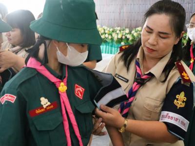 โรงเรียนมัธยมวิทยาได้จัดการฝึกอบรมโครงการสร้างจิตสำนึกพลเมืองดีวิถีประชาธิปไตย ให้กับเหล่าลูกเสือ กกต.