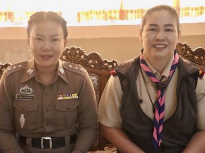 กิจกรรมอบรมตามโครงการเพื่อสร้างภูมิคุ้มกันทางสังคมและการใช้เทคโนโลยีสารสนเทศอย่างสร้างสรรค์ โดยได้รับเกียรติจากท่านวิทยากรทั้ง 3 ท่าน จากสถานีตำรวจภูธ